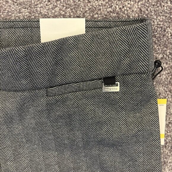 Anne Klein Women's Ankle Pants Size M Black Silver Pull On Slim Fit NWT $89 - Picture 4 of 16